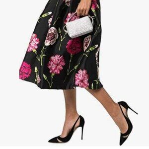 FSJ Women Elegant Mesh High Heel Pump Pointed Toe Stiletto Thin Slip on Dress